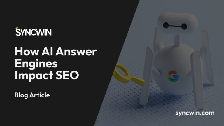 How AI Answer Engines Impact SEO - Featured Image - SyncWin